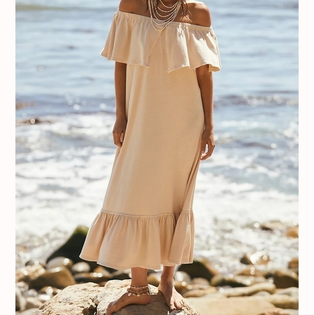 Free People BNWT Lynne Midi Dress! - Picture 4 of 5